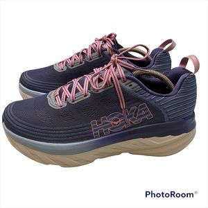 Hoka One One Women’s Bondi 6 Purple / Blue Running Shoes Sneakers Size 11